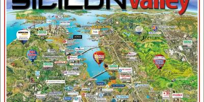 Silicon valley талбайн газрын зураг