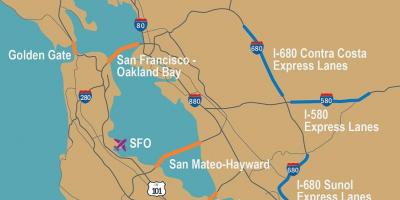 Барагсдын зам Сан Франциско газрын зураг