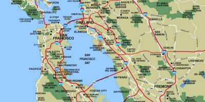 Сан Франциско аялал жуулчлалын газрын зураг