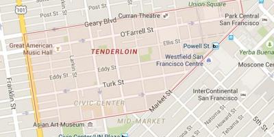 Төмстэй Сан Франциско газрын зураг
