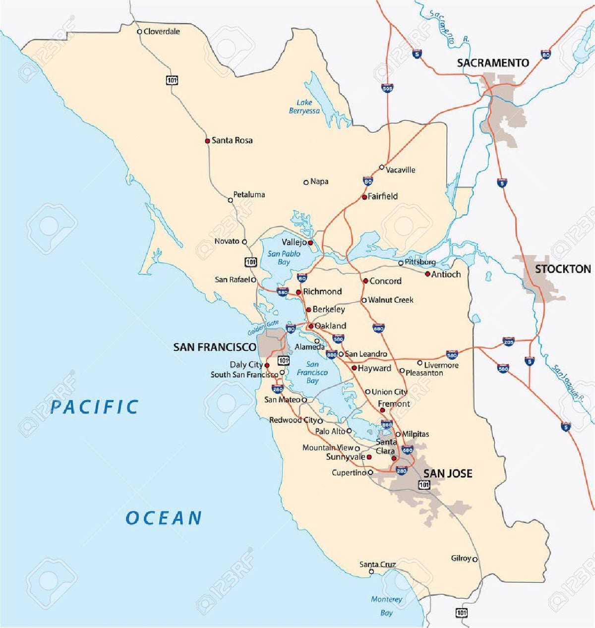 Зураг bay area вектор