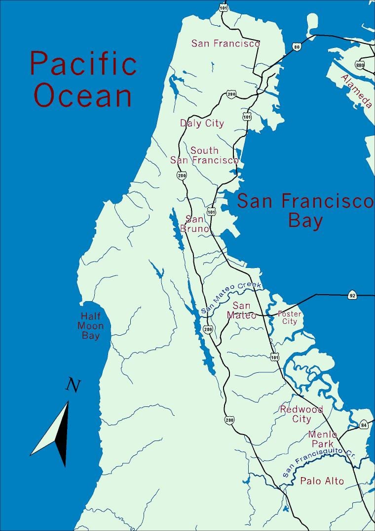 Зураг bay area хойгийн