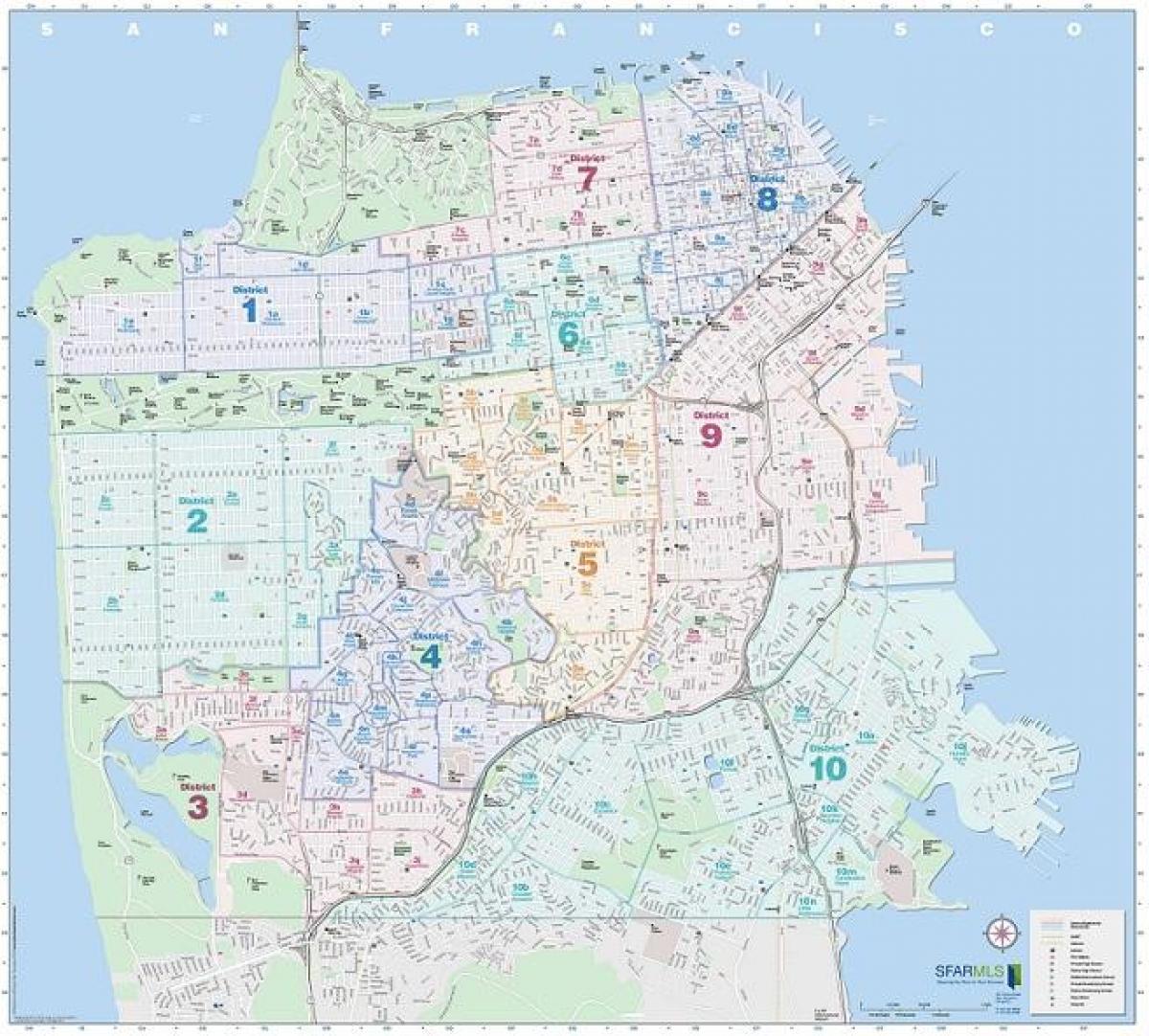 Сан Франциско mls газрын зураг