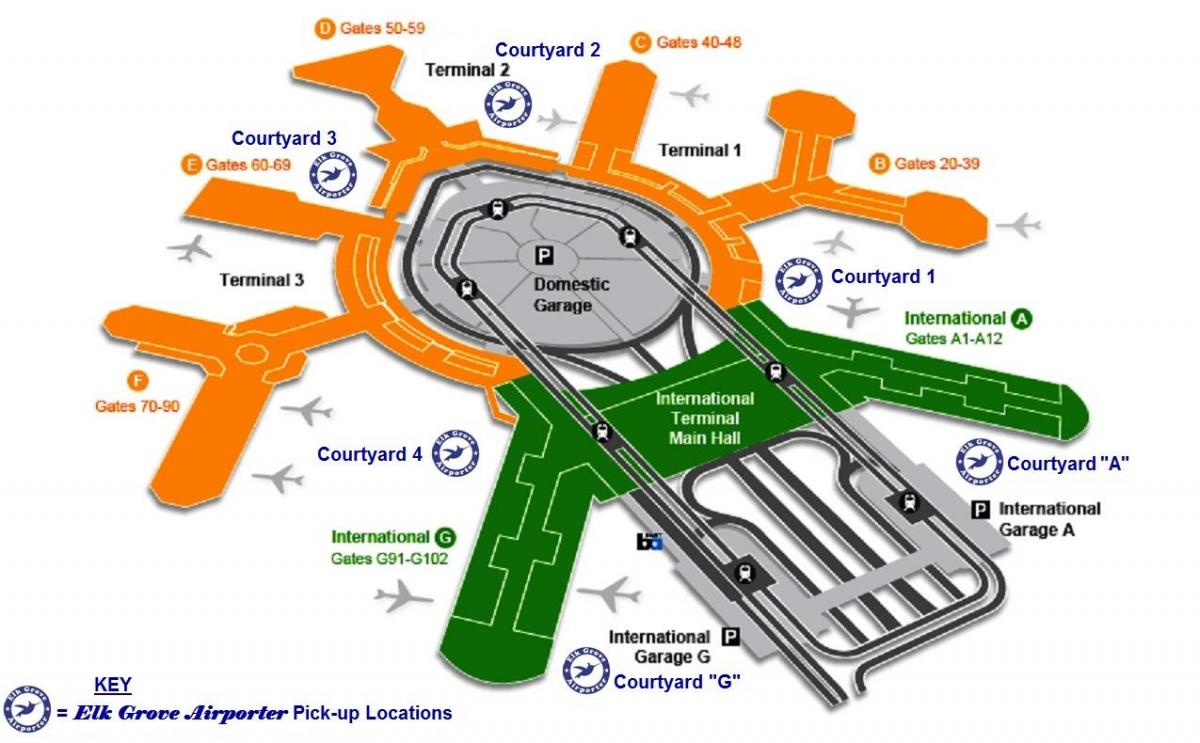 SFO олон улсын терминал шилжин зураг