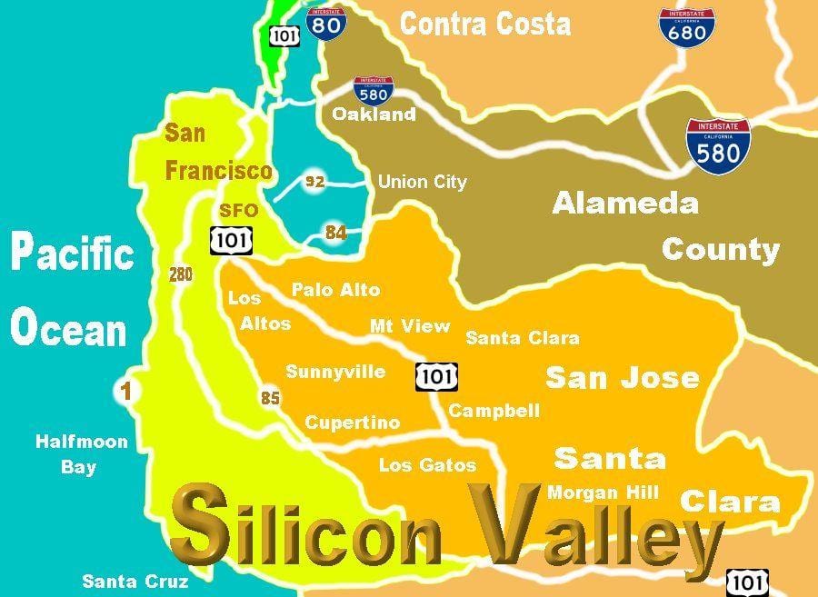 Зураг silicon valley байршил