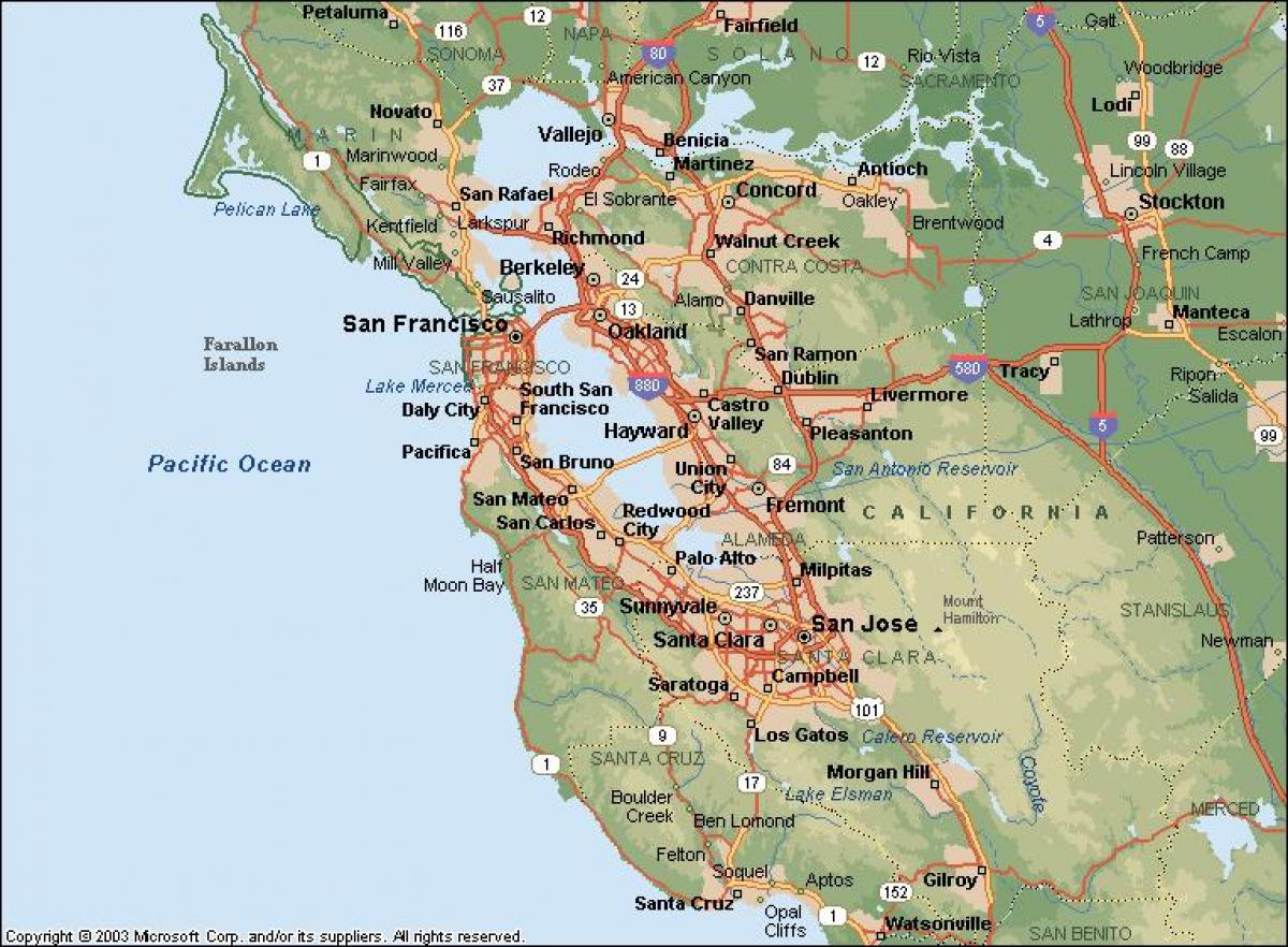 SF булан газрын зураг