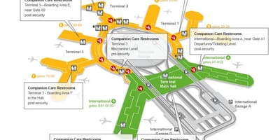 SFO терминал 3 хаалга газрын зураг