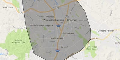 Газрын зураг нь шалгах уу, bay area