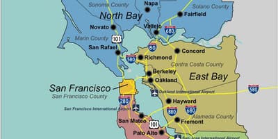 Зураг өмнөд San Francisco bay area