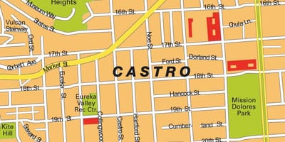 Зураг castro дүүргийн Сан-Франциско хотод