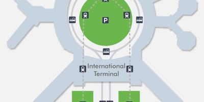Зураг SFO нисэх онгоцны буудлын терминал 1
