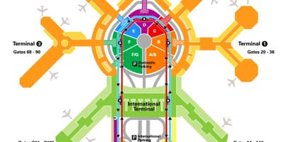 Сан-Франциско нисэх онгоцны буудлын терминалын зураг