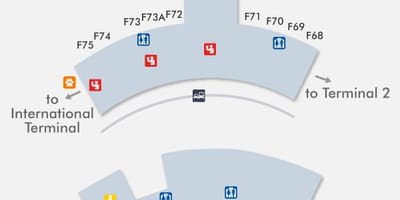 SFO нисэх онгоцны буудлын зураг терминал 3