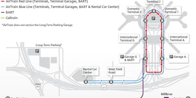 Зураг SFO airtrain