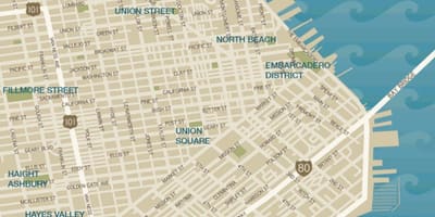 Зураг хотын төвд Сан Франциско union square