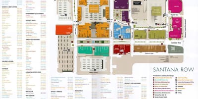 Westfield Сан Франциско төв газрын зураг